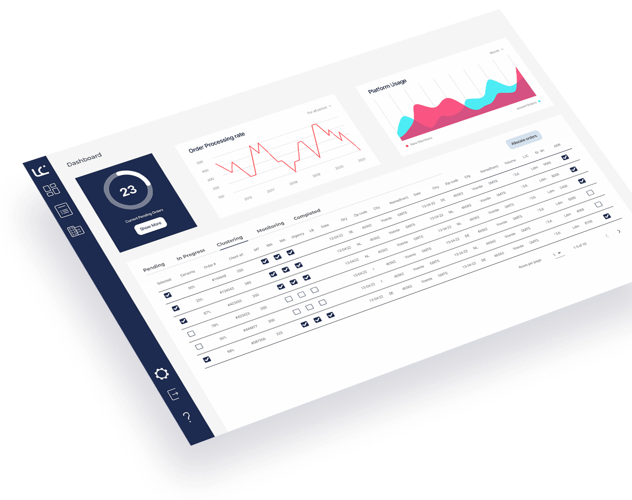 logichainge dashboard